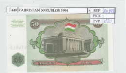 BILLETE TAJIKISTAN 50 RUBLOS 1994 P-5a - Andere - Azië