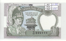 BILLETE NEPAL 2 RUPIAS 2000 P-29b.4 - Andere - Azië