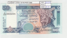 BILLETE SRI LANKA 50 RUPIAS 2006 P-110f - Other - Asia