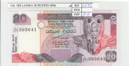 BILLETE SRI LANKA 20 RUPIAS 2006 P-109e - Sonstige – Asien