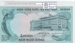 BILLETE VIETNAM SUR 50 DONG 1972 P-30a - Autres - Asie