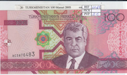 BILLETE TURKMENISTAN 100 MANAT 2005 P-18 - Andere - Azië