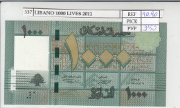 BILLETE LIBANO 1.000 LIBRAS 2011 P-90a - Autres - Asie