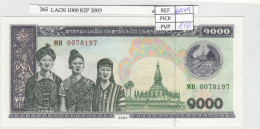 BILLETE LAOS 1.000 KIPS 2003 P-32Аb - Otros – Asia