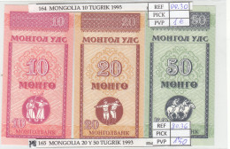 BILLETE MONGOLIA 10 TUGRIK 1993 P-49 - Otros – Asia