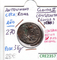 CRE2357 MONEDA ROMANA ANTONIANO VER DESCRIPCION EN FOTO - Otros & Sin Clasificación