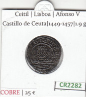 CR2282 MONEDA PORTUGAL CEITIL COBRE VER DESCRIPCION EN FOTO - Otros – Europa