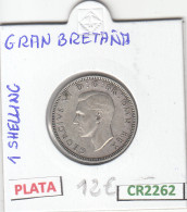 CR2262 MONEDA GRAN BRETAÑA 1 SHILLING 1945 PLATA EBC - Andere - Europa