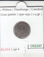 CR2247 MONEDA ALEMANIA 1 WITTEN PLATA VER DESCRIPCION EN FOTO - Sonstige – Europa