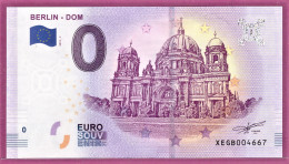 0-Euro XEGB 2019-1 BERLIN DOM - Privatentwürfe