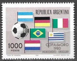 Argentina 1981 Copa De Oro 1980 Montevideo Uruguay Mi. 1502 MNH Postfrisch Neuf ** - Ungebraucht