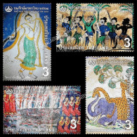 Thailand 2018 Cultural Heritage Murals,4v MNH - Tailandia