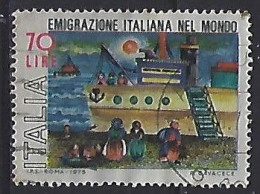 Italy 1975  100 Jahre Italienische Auswanderung  (o) Mi.1499 - 1971-80: Used