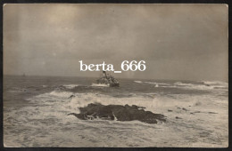 Postal Fotográfico * Matosinhos * Leça Da Palmeira * Naufrágio Do Navio Veronese * Circulado 1913 - Porto
