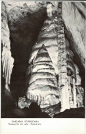Scărișoara Cave Glacier- Ice Stalagmites In The ”Cathedral” Hall - Romania