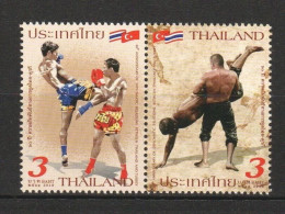 Thailand 2018 Jointly Issued Martial Arts With Türkiye,2v MNH - Thaïlande