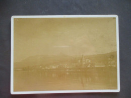 1898 PHOTO EVIAN LES BAINS   PHOTO SUR CARTON - Old (before 1900)