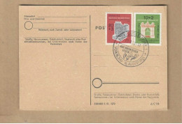 Los Vom 12.05  Bund Mi. 171/72 Auf Karte Mit Sonderstempel - Storia Postale