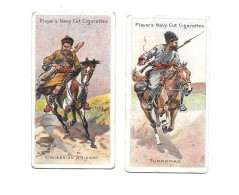 BE29 - CARTES CIGARETTES PLAYERS - CAVALIERS - COSAQUES -TURCOMAN - BRIGAND CIRCASSIEN - Player's