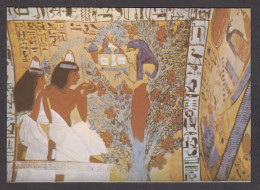 114497/ LUXOR, Tombs Of The Nobles, Tomb Of Sen-nedjem, TT1, Fresco, *Goddess Nut Arising Before The Deceased Couple* - Luxor