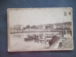 TROUVILLE LE PASSEUR PHOTO SUR CARTON - Antiche (ante 1900)