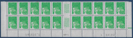 Marianne De Luquet 2 Blocs De 20 Bas De Feuille N°3458 0.41€ Erreur De Date 1.04.02 & 12.04.02 Numérotées 622 Et 623 ! - Unused Stamps