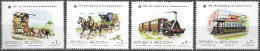 Argentina 1983 World Communication Year Transport Ano Mundial De Las Comunicaciones Mi. 1658-61 MNH Postfrisch Neuf ** - Unused Stamps