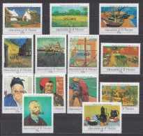 Grenadines Of St Vincent 13 MNH Van Gogh Pictures Stamps, Specimen - Impresionismo