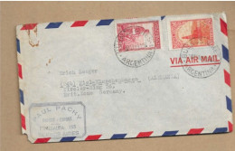 Los Vom 12.05  Briefumschlag Aus Argentinien Nach Kiel 1949 - Covers & Documents