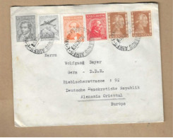 Los Vom 12.05  Briefumschlag Aus Argentinien Nach Gera 1955 - Lettres & Documents