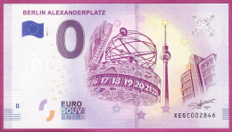 0-Euro XEGC 2019-1 /1 BERLIN ALEXANDERPLATZ - WELTZEITUHR R3.1 - Privatentwürfe