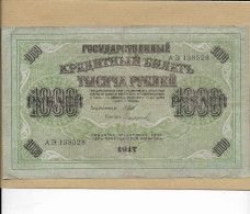 1000 ROUBLES 1917 - Rusland