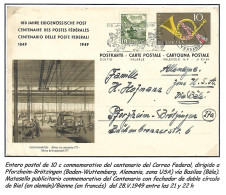 SUIZA - Stamped Stationery