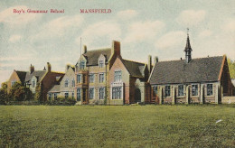 AK Mansfield - Boy's Grammar School  - Feldpost 1. Rhein. Train-Abtlg. Nr. 8 Kassenverwaltung - 1915 (69345) - Otros & Sin Clasificación