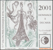 Frankrijk 2001 - Yv:CNEP 34, Cnep - XX - Philatelic Exhibition Decaris - CNEP