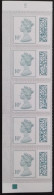 S.G. V4710 ~ A MARGINAL STRIP OF 5, NEW BARCODED 10p NVI's UNFOLDED & NHM #02934 - Machin-Ausgaben