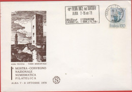 ITALIA - ITALIE - ITALY - 1978 - 170 Uomini Illustri, 6ª Emissione, Vittorio Emanuele II + Annullo Fiera Naz.del Tartufo - Philatelic Exhibitions