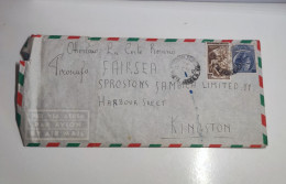 Lettera Via Aerea Da Genova Per Kingston Giamaica Del 1955 - Luchtpost