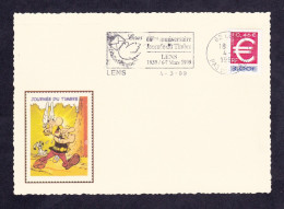 2 09	9914	-	Flamme 60ème Anniversaire - J Du Timbre - Lens 4/03/1999 - Dag Van De Postzegel