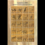 MICRONESIA 1999 - Scott# 347 Sheet-Endang.Species MNH - Micronésie