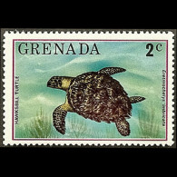 GRENADA 1976 - Scott# 694 Hawksbill Turtle 2c LH - Grenada (1974-...)