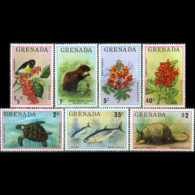GRENADA 1976 - Scott# 692-8 Wildlife Set Of 7 MNH - Grenada (1974-...)