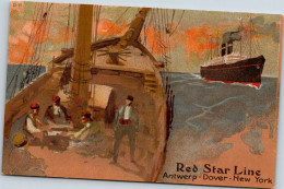 RED STAR LINE : Card G-6 From Serie G : Impressions 2 (brown Backgrounds) Cassiers - Dampfer