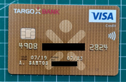 GERMANY  CREDIT CARD TARGO BANK - Tarjetas De Crédito (caducidad Min 10 Años)