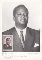 Carte Maximum Dahomey 1960 Premier Ministre Maga - Benin – Dahomey (1960-...)