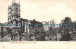 R094450 Westminster Abbey From Deans Yard London. Stengel - Andere & Zonder Classificatie