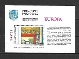 Andorra Episcopal Viguerie 1985 Europa MS MNH - 1985