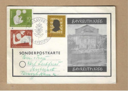 Los Vom 12.05  Sammlerkarte Aus Bayreuth 1956 - Covers & Documents