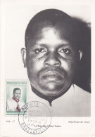 Carte Maximum Congo 1960 Président Fulbert Youlou - FDC
