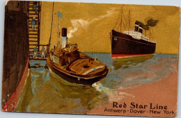 RED STAR LINE : Card G-5 From Serie G : Impressions 2 (brown Backgrounds) Cassiers - Paquebote
